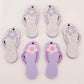 38mm pastel purple thongs flip flops DIY earring supplies laser cut acrylic dangles blanks summer Australia