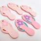 38mm pastel pink thongs flip flops DIY earring supplies laser cut acrylic dangles blanks summer Australia