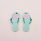 38mm pastel aqua thongs flip flops DIY earring supplies laser cut acrylic dangles blanks summer Australia