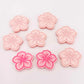20mm pastel pink acrylic hibiscus flower DIY earring supplies laser cut studs earring blanks engraved paint fill summer island vibes