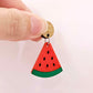 30mm red acrylic watermelon fruit DIY earring laser cut blanks dangles summer engraved paint fill