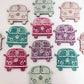 32mm purple hot pink teal glitter Kombi Vans Mixed Pack DIY earring supplies laser cut acrylic dangles blanks engraved paint fill summer