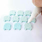 16mm pastel turquoise aqua Kombi Vans DIY earring supplies laser cut acrylic studs blanks engraved paint fill summer
