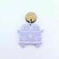 32mm pastel purple vintage Kombi Vans DIY earring supplies laser cut acrylic dangles blanks engraved paint fill summer