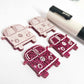32mm hot pink glitter Kombi Vans DIY earring supplies laser cut acrylic dangles blanks engraved paint fill summer