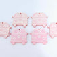 32mm pastel pink vintage Kombi Vans DIY earring supplies laser cut acrylic dangles blanks engraved paint fill summer