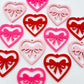 35mm red pastel pink hot pink heart bows DIY earring supplies laser cut acrylic dangles blanks Valentine's Day mixed pack