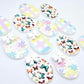 30mm Pastel Pop Pastel Gingham and Butterfly UV printed acrylic Easter Eggs DIY earring blanks