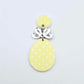 30mm pastel pink purple blue green yellow polka dot UV printed acrylic Easter Eggs mixed pack DIY earring blanks