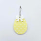 30mm pastel pink purple blue green yellow polka dot UV printed acrylic Easter Eggs mixed pack DIY earring blanks