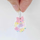 30mm Pastel Pop UV printed acrylic Easter Eggs DIY earring blanks