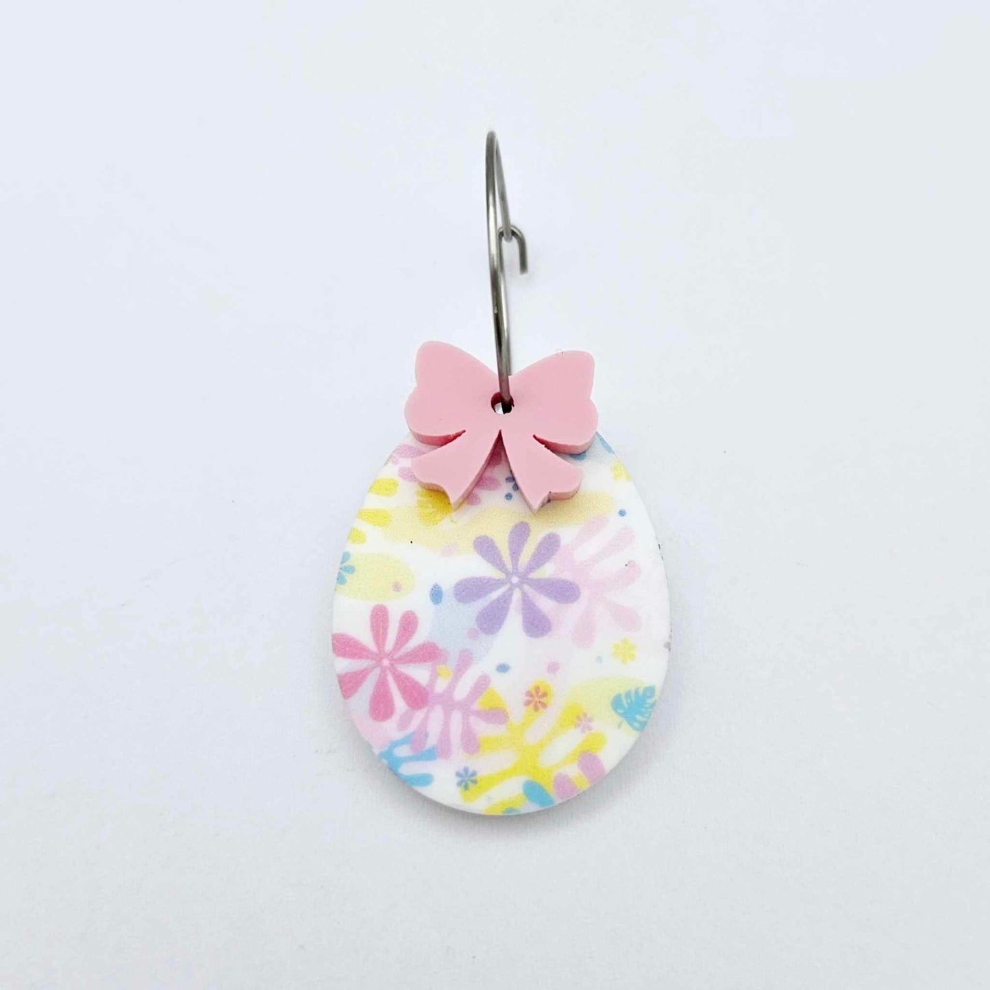 30mm Pastel Pop UV printed acrylic Easter Eggs DIY earring blanks