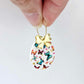 30mm butterfly UV printed acrylic Easter Eggs DIY earring blanks