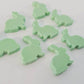 15mm PASTEL MINT Acrylic BUNNIES