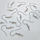 316 Stainless steel forward facing shepherd hooks DIY earring supplies findings