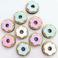 20mm OAK & SPRINKLE Acrylic DONUTS MIXED PACK