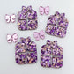 chunky unicorn glitter pink purple Christmas present ribbon bow DIY earring supplies laser cut acrylic dangles blanks