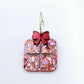 chunky love glitter pink red mirror Christmas present bow DIY earring supplies laser cut acrylic dangles blanks