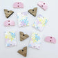 pastel pop UV print pink pencil teacher oak wood DIY earring supplies laser cut acrylic dangles blanks