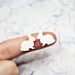 15mm WHITE Acrylic BUNNIES