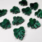 15mm GREEN MINERAL Acrylic MONSTERA LEAVES