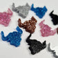 15mm GLITTER Acrylic LONGHORN MIXED PACK