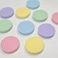 14mm PASTEL Acrylic CIRCLE MIXED PACK