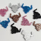 15mm GLITTER Acrylic LONGHORN MIXED PACK