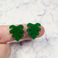 15mm DARK GREEN Acrylic MONSTERA LEAVES