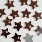 14mm ROSE GOLD MIRROR Acrylic STAR Toppers/Studs