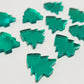 16mm GREEN MIRROR Acrylic CHRISTMAS TREES