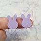 18mm PASTEL Acrylic BUNNIES MIXED PACK