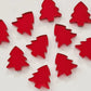 16mm RED MIRROR Acrylic CHRISTMAS TREES