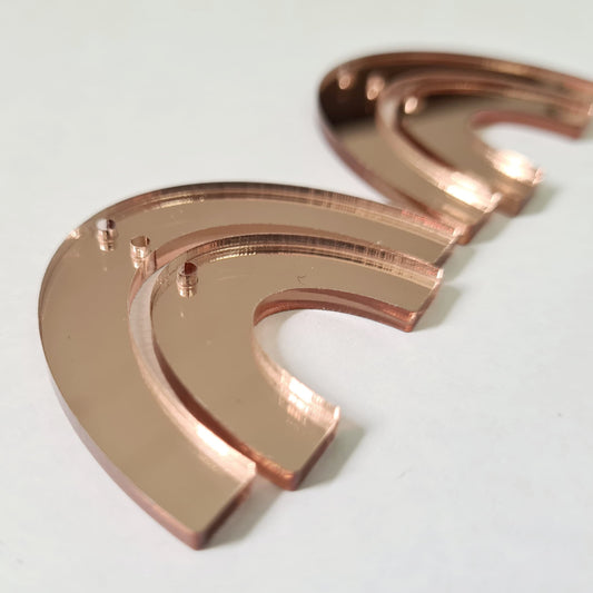 45mm ROSE GOLD Mirror DOUBLE RAINBOWS