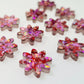 16mm CHUNKY LOVE Glitter FLOWERS