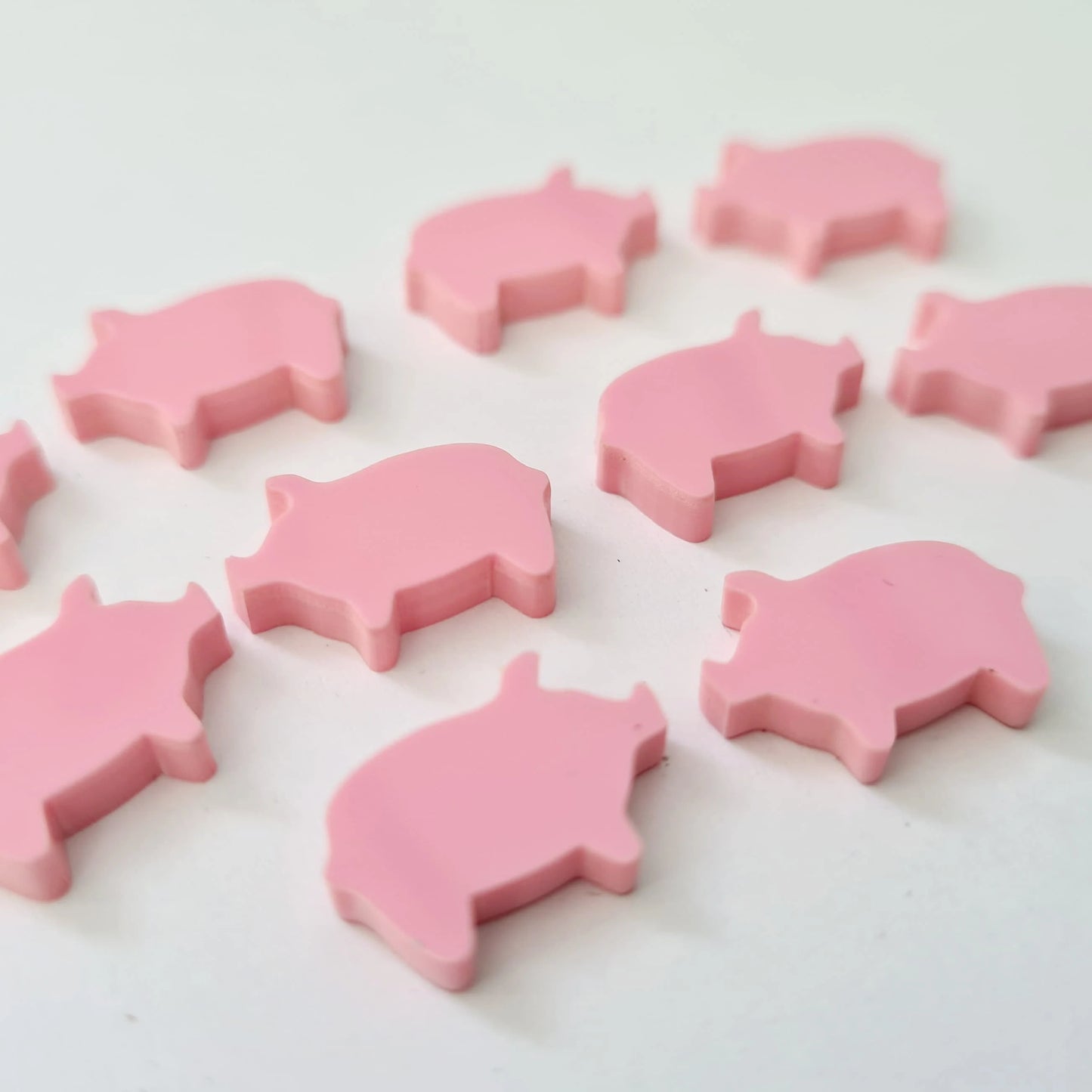 16mm PASTEL PINK Acrylic PIGS