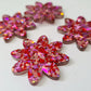 36mm CHUNKY LOVE GLITTER Acrylic FLOWERS