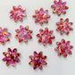 16mm CHUNKY LOVE Glitter FLOWERS