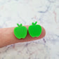 14mm LIME GREEN Acrylic APPLES