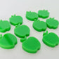 14mm LIME GREEN Acrylic APPLES