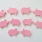 16mm PASTEL PINK Acrylic PIGS