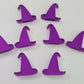 15mm PURPLE MIRROR Acrylic WITCHES HATS