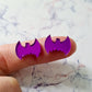 15mm PURPLE MIRROR Acrylic BATS