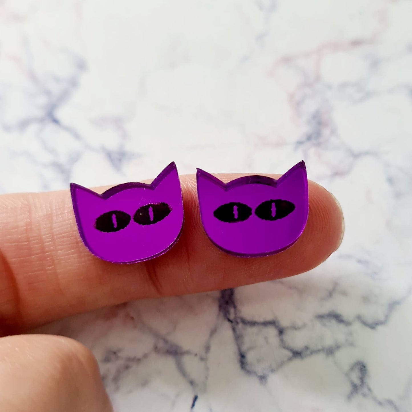 14mm PURPLE MIRROR Acrylic CATS