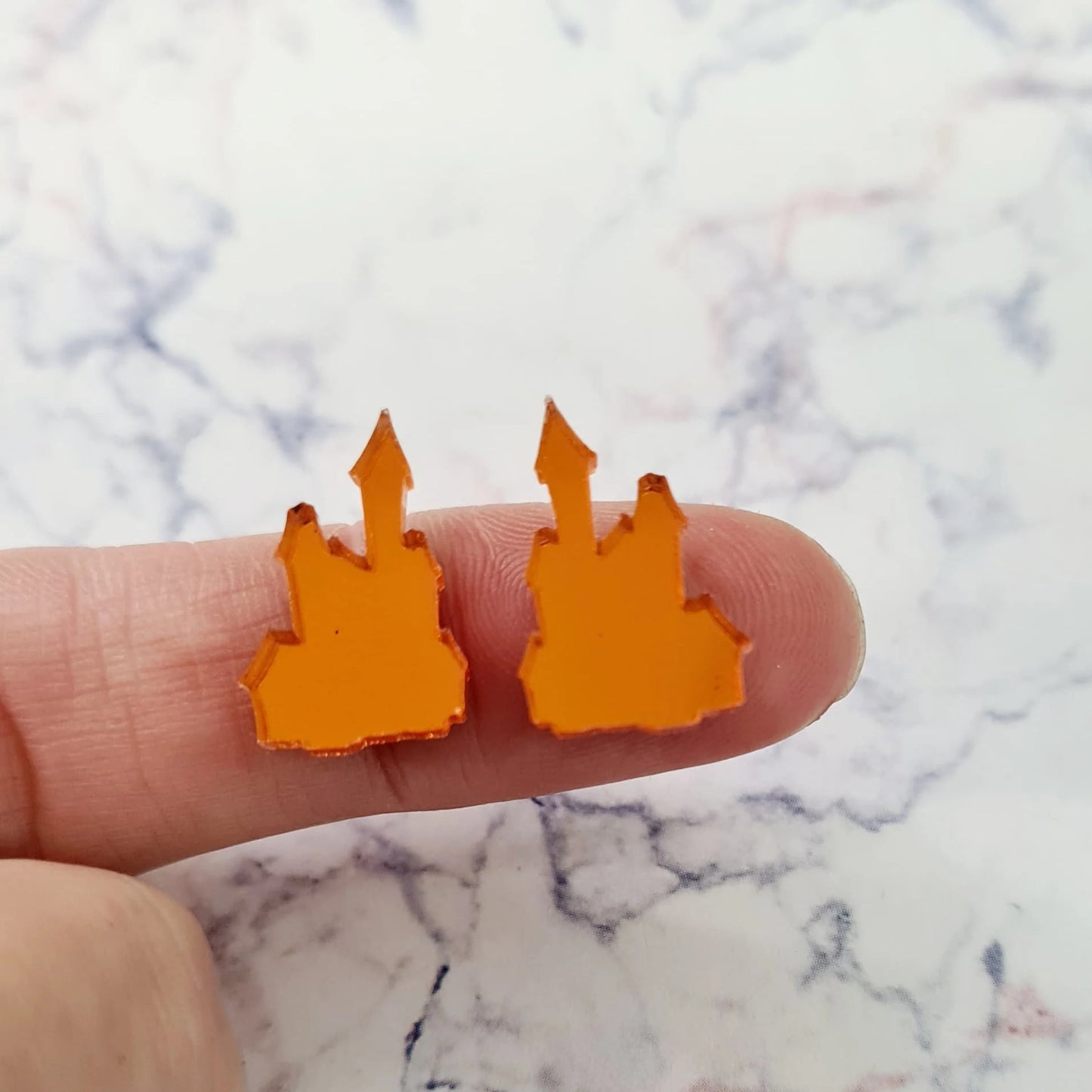 ORANGE MIRROR Acrylic HALLOWEEN STUDS MIXED PACK