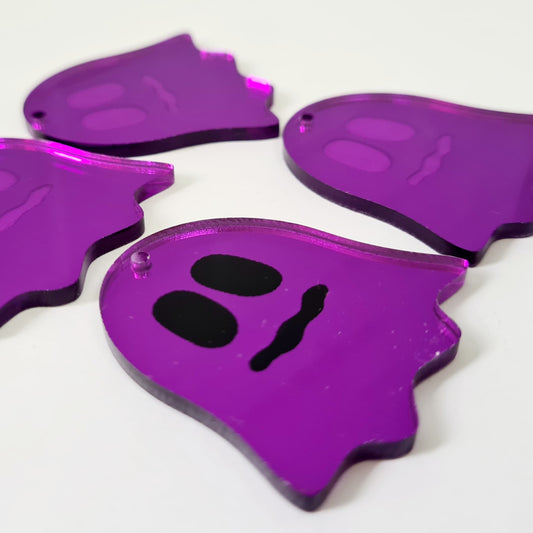 40mm PURPLE MIRROR Acrylic GHOSTS