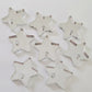 16mm SILVER MIRROR Acrylic STAR Toppers/Studs