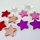 16mm MIRROR Acrylic STAR MIXED Pack Toppers/Studs