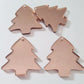 35mm ROSE GOLD MIRROR Acrylic CHRISTMAS TREES