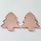 35mm ROSE GOLD MIRROR Acrylic CHRISTMAS TREES